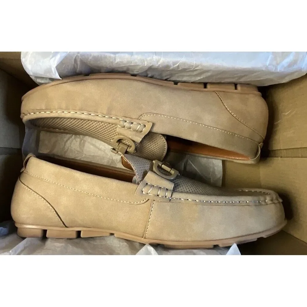 Madden Slip On Loafers Men Size‎ 10 Taupe New In Box